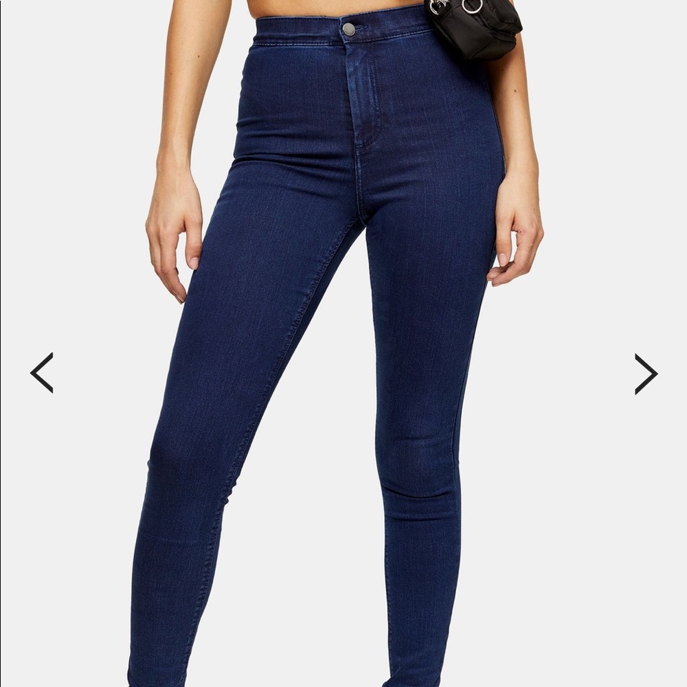 topshop indigo Joni jeans